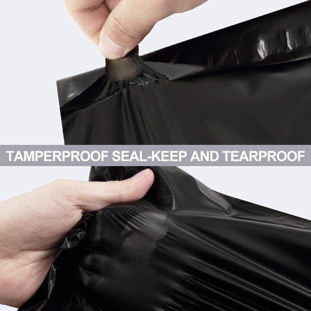 🔥(25) 10x13" Poly Mailers Black Color Shipping Mailing Envelope Bags - Picture 3 of 7